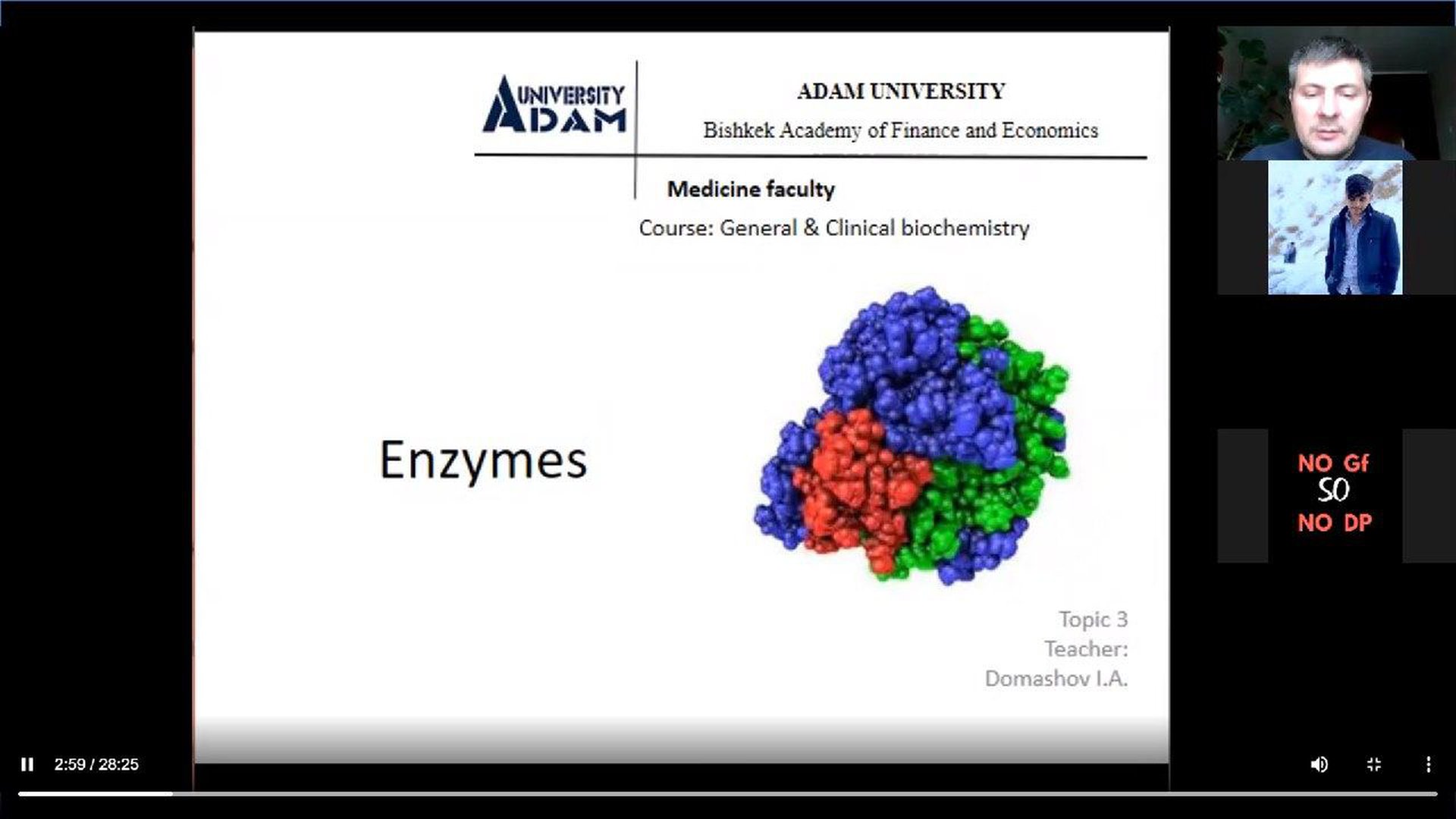 Медицинский факультет Университета ADAM проводит онлайн занятия во время карантина