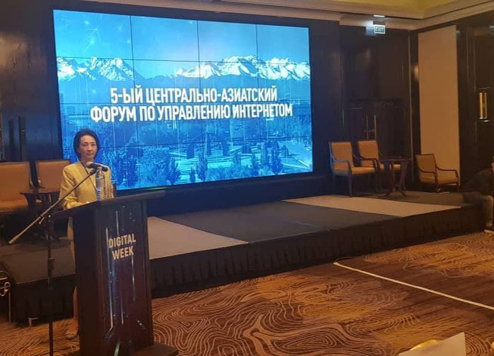 Проректор университета "Адам" Гульнара Батырканова принимает участие в CAIGF