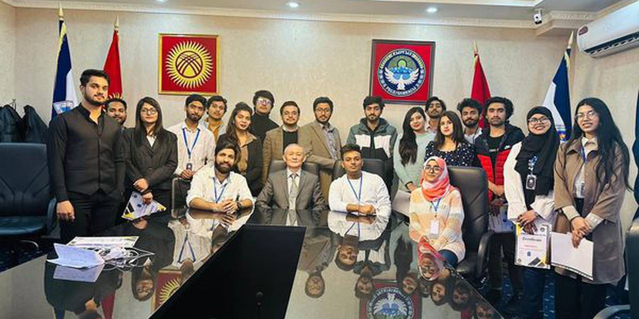 The students of AUSM participated in the round table on "Public Health &Management " held on 18th February in S.Tenishev Asian Medical Institute, Kyrgyzstan