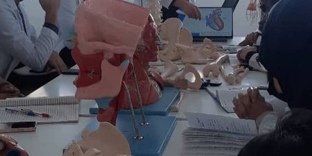 Преподаватель департамента морфологических дисциплин и общественного здоровья Университета Адам, Ырысбаев Азамат Ырысбаевич провел открытый урок по дисциплине «Патологическая анатомия»