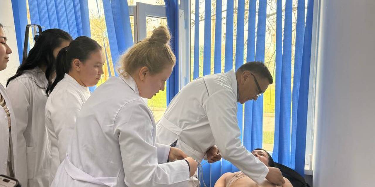 On April 1, 2026, an open practical session dedicated to the intricacies of working with electrocardiograms (ECG) was held for students of the LD-6-22 group
